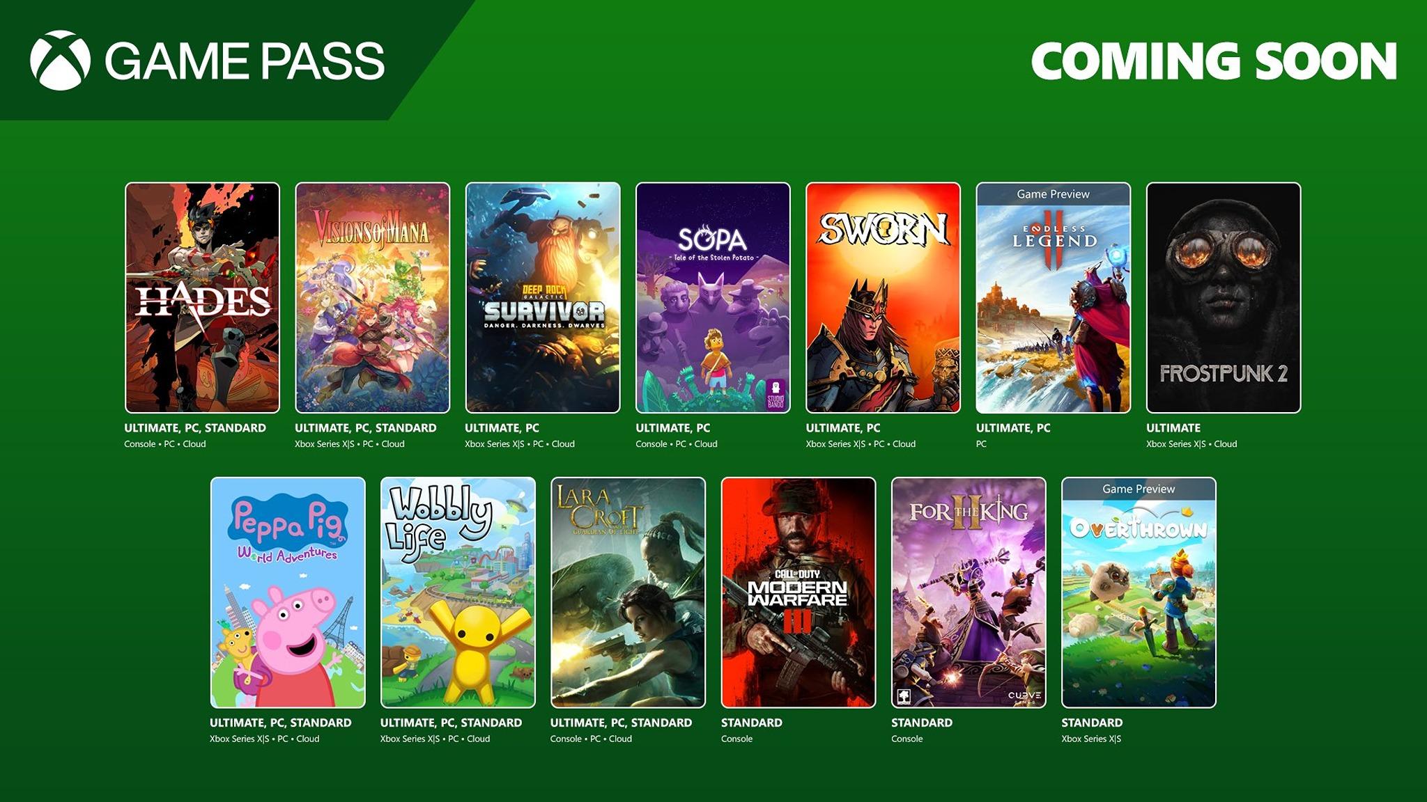 Second Round of the Xbox Game Pass title published for September |Central Windows