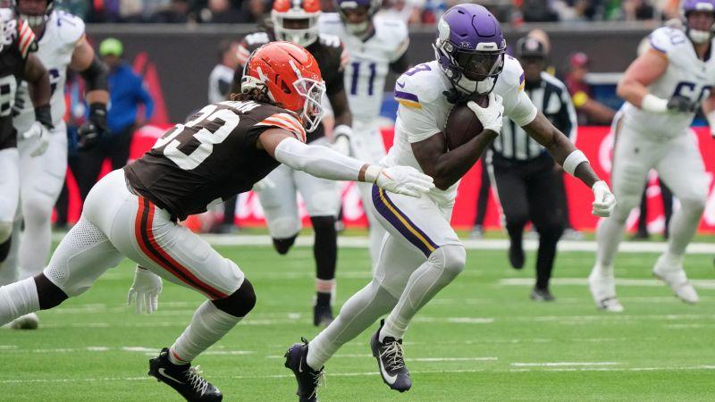 Minnesota Vikings Edge Cleveland Browns delayed L’Obertura from 2025 NFL London |