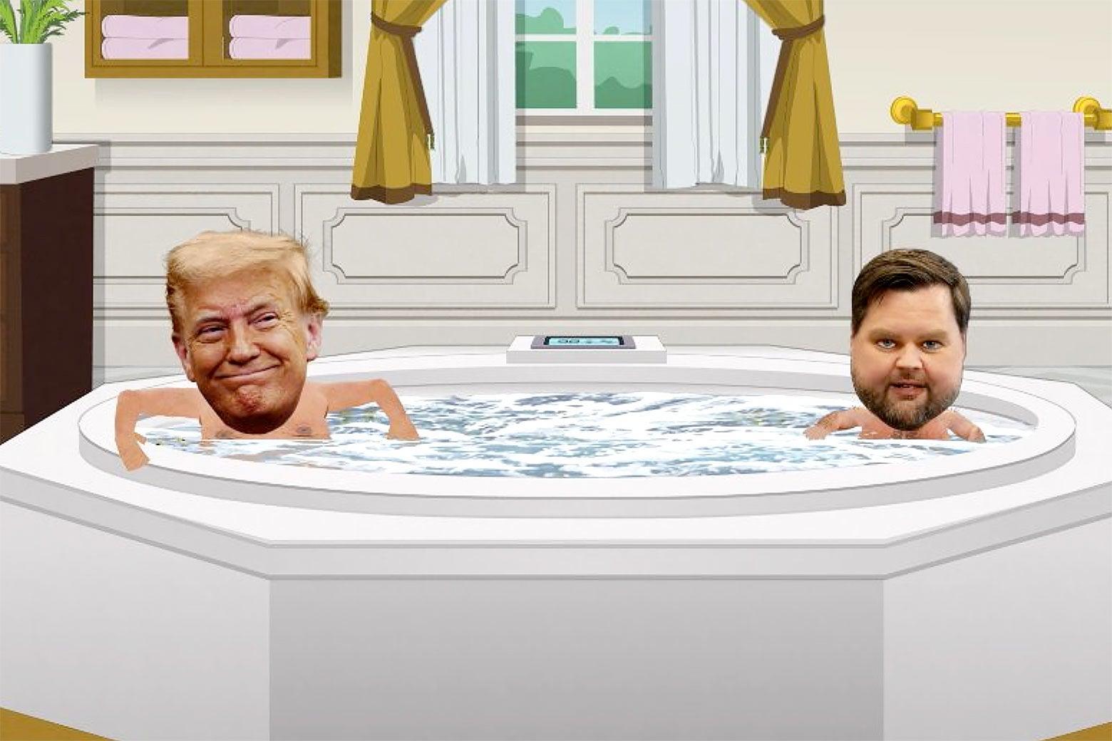 It will be hard to miss a new episode of South Park. Trump and Vance are involved in it.