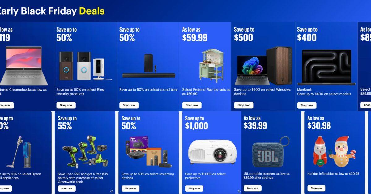 Best Black Friday Week 3 Deals Live!Chromebooks starting at $119, up to $1000 off projectors, MacBoo...