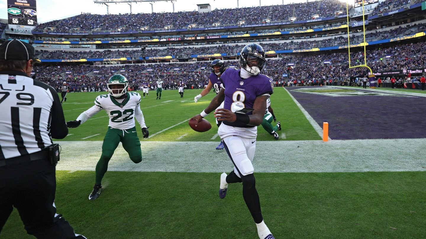 Lamar Jackson's yards are down, but sacks are up - NBC Sports