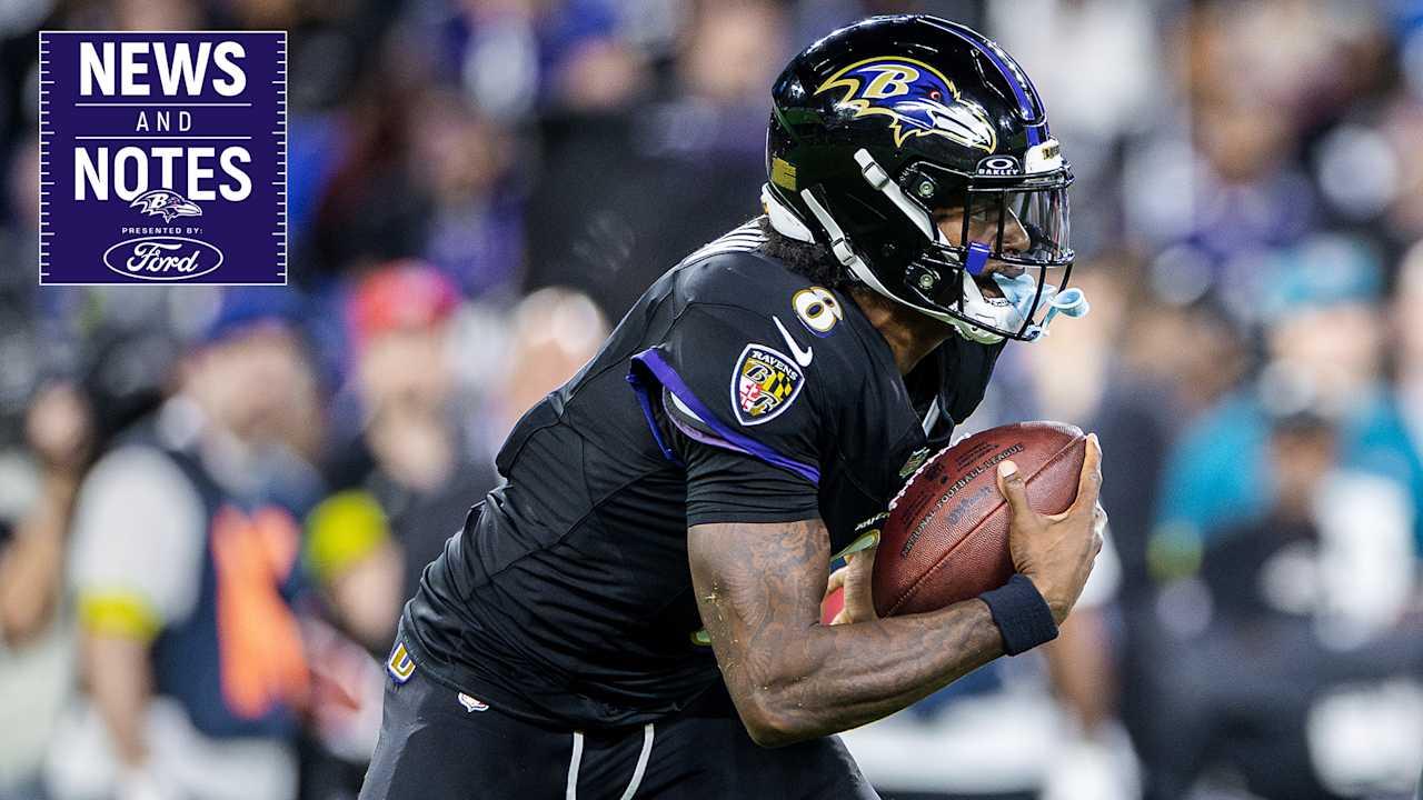 Lamar Jackson Says He's 'Slightly Healthy' |News and notes