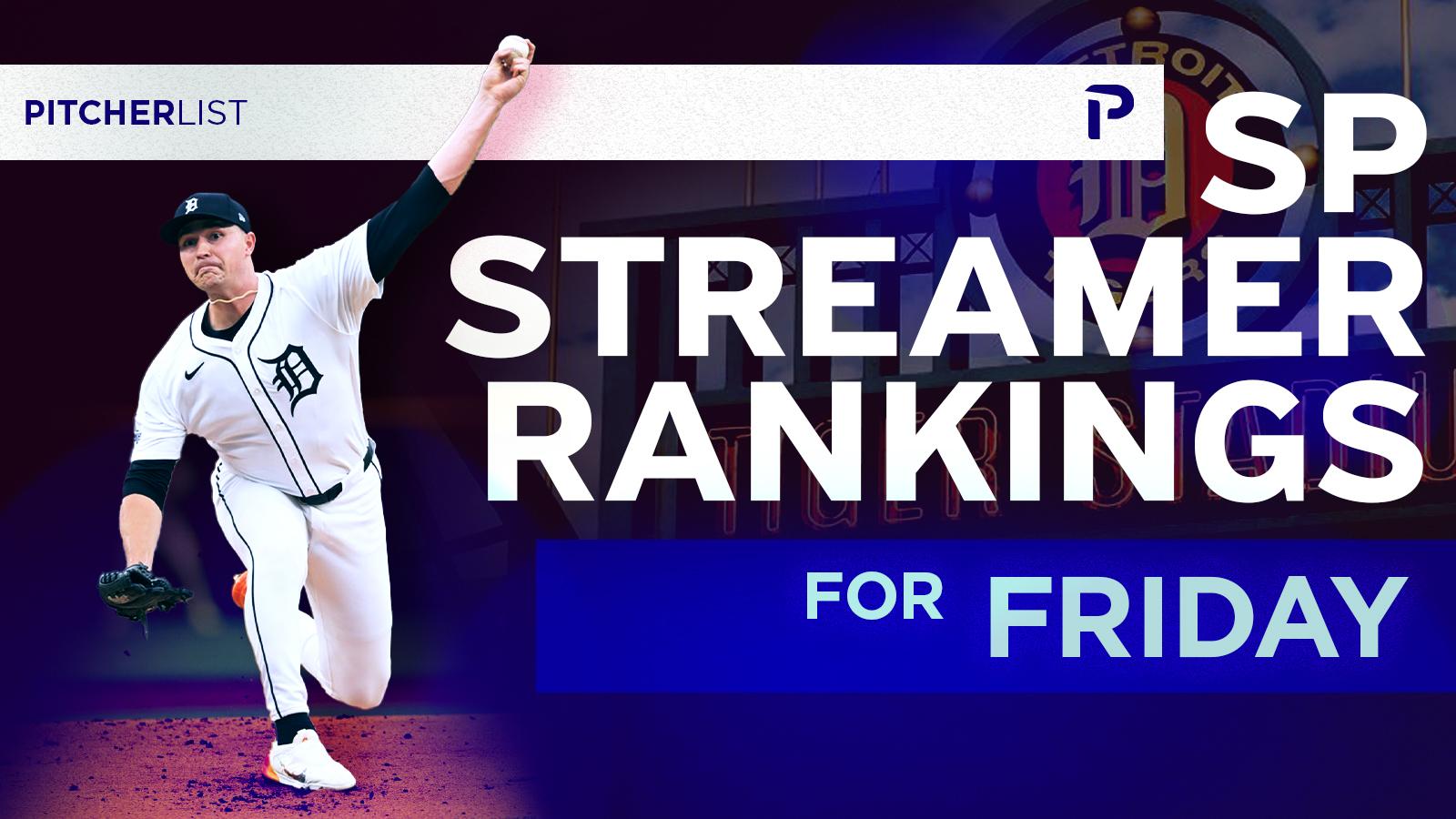 Pitcher Stamer Streaming Fantasy Baseball Start: 8/15 and 8/16 and 8/17 |Call list